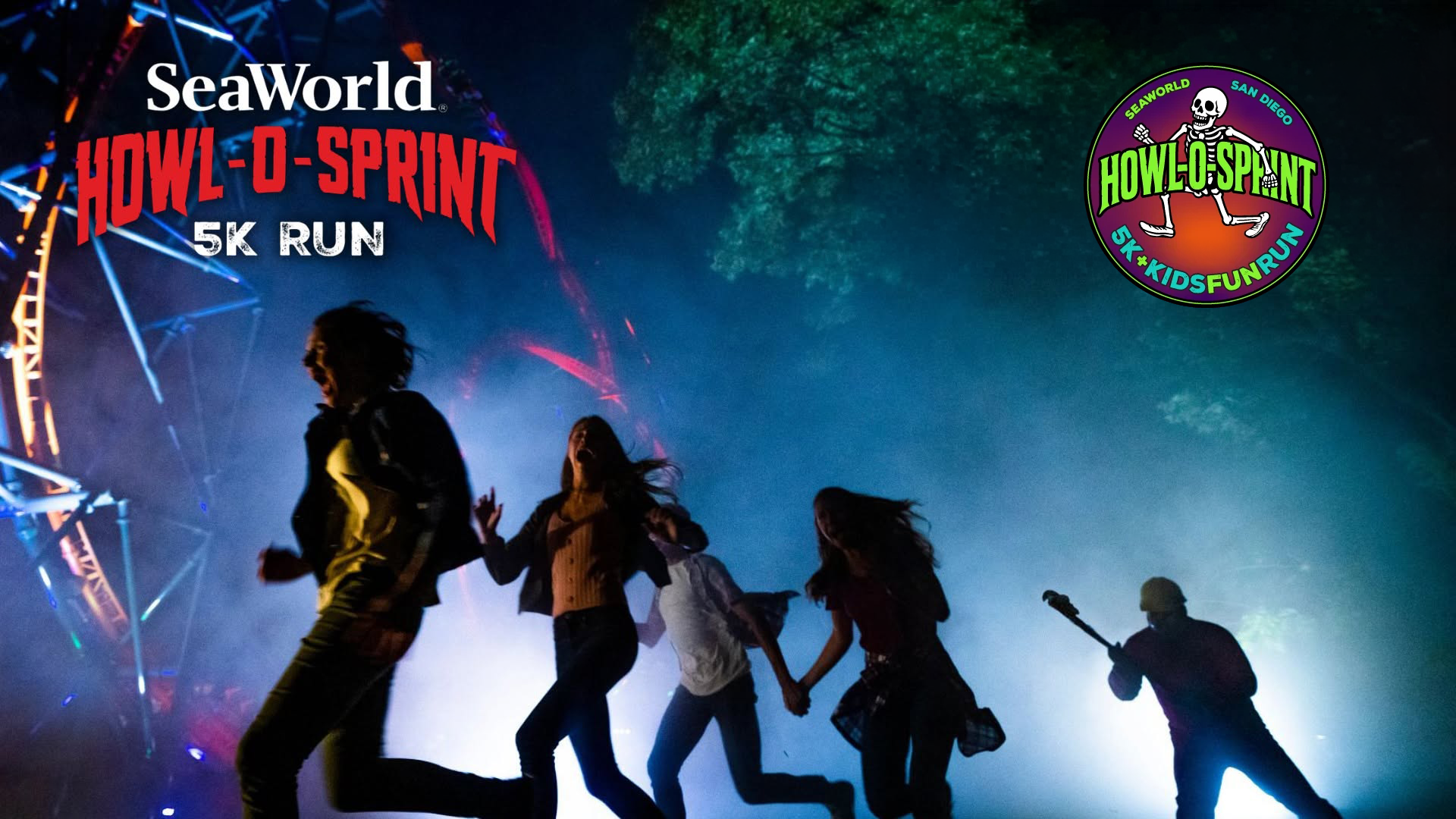 Sea World Howl-O-Sprint Promo